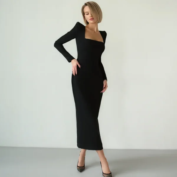 Μαύρο Maxi Φόρεμα 