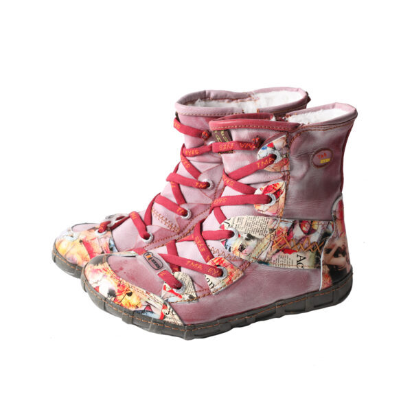 millennial rebel leather snow boots